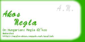 akos megla business card